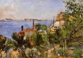 Estudio del paisaje después de la naturaleza Paul Cezanne